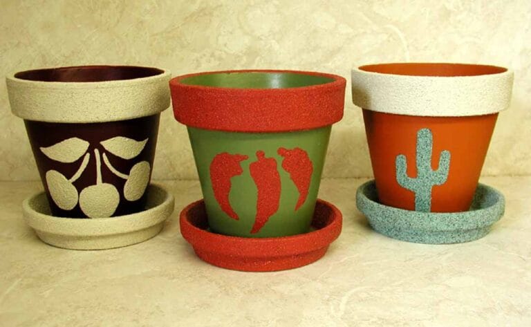 Pintar las macetas
