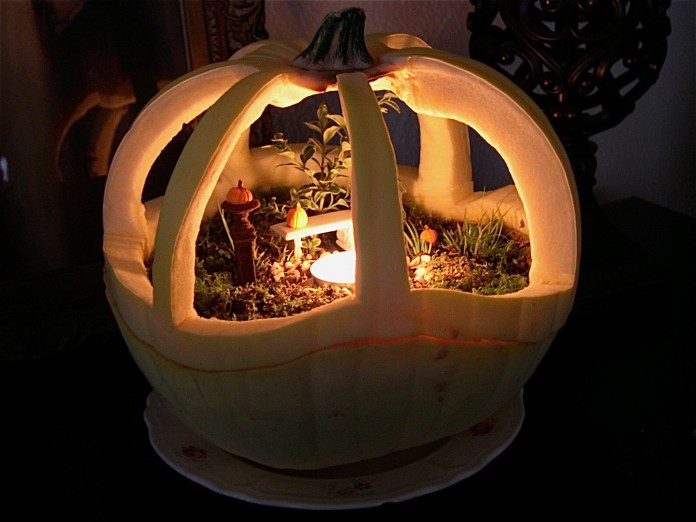 Idea Para Decorar Con Calabazas En Halloween - Ideas Para Jardines Y ...