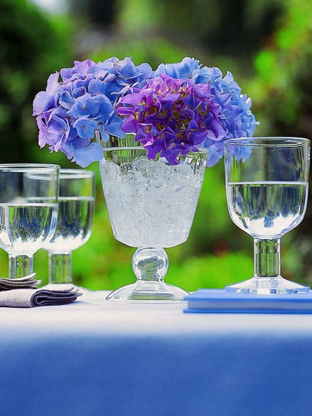 Ideas para decorar con Hortensias 3 decorar con hortensias