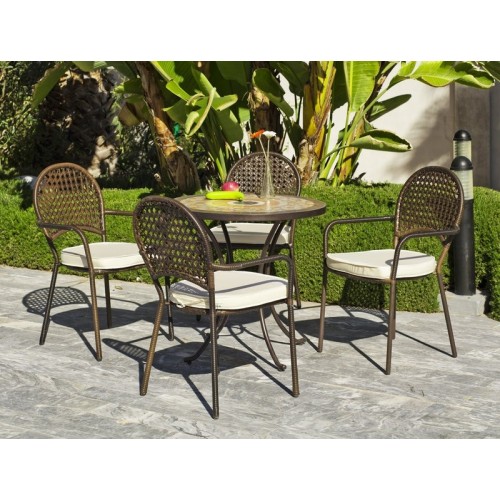 Muebles de jardín - set de mesa y sillas - 3