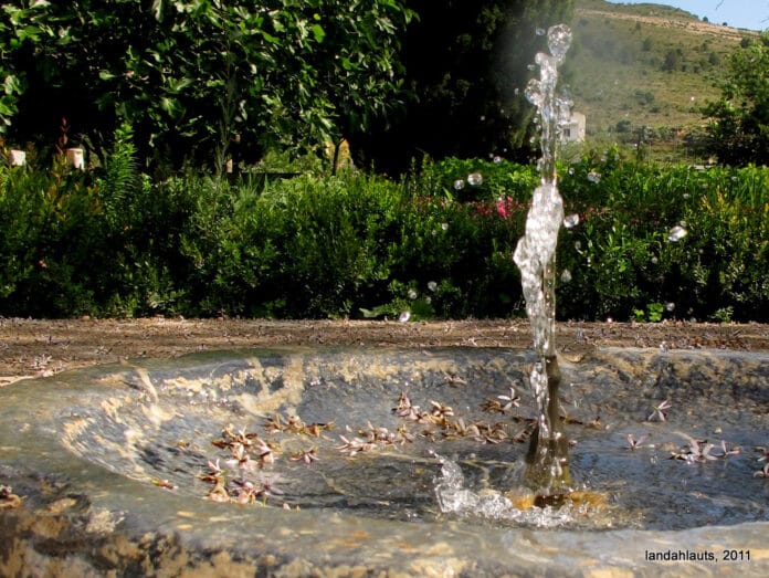 Fuentes de jardín