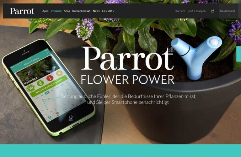 Parrot Pot: una maceta inteligente para nuestras vacaciones Parrot Pot: una maceta inteligente para nuestras vacaciones