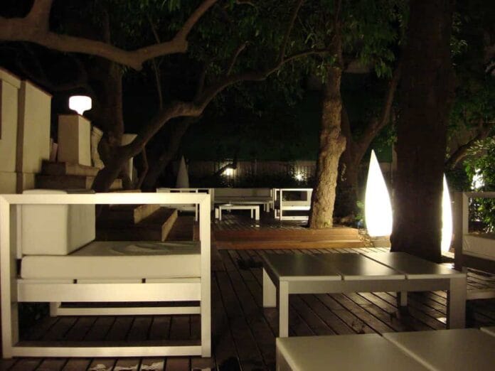 Fotocelulas en el jardin
