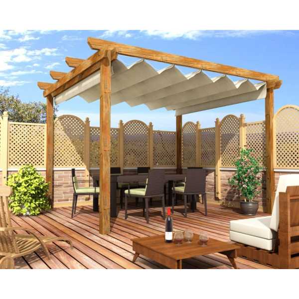 Alternativas para refugiarte del calor en el jardín 11 pergolas de madera