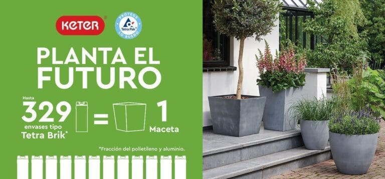Keter y Tetra Pak se Unen para Impulsar la Economía Circular con Macetas de Polialuminio Keter y Tetra Pak se Unen para Impulsar la Economía Circular con Macetas de Polialuminio