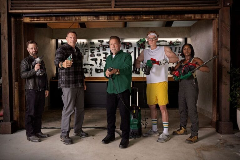 PARKSIDE reúne a Arnold Schwarzenegger y Ralf Moeller en su nueva campaña de bricolaje