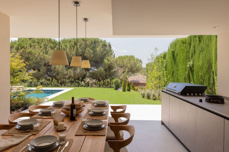 Disfrutar de la cocina al aire libre también es posible