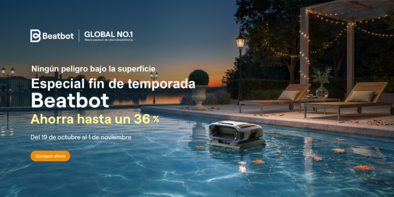 Beatbot Lanza Ofertas del 36% en Seis Modelos de Robots Limpiapiscinas Hasta el 1 de Noviembre